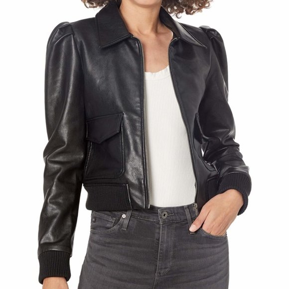 NWT BB Dakota Boss Mode Faux Leather Jacket - Picture 1 of 5